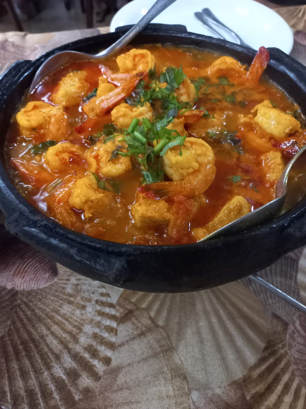 A bowl of seafood stew, the kind of simple, generous dish the coast does best.
